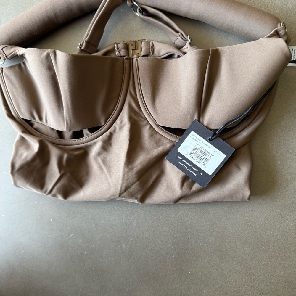Chic Tan Women's One Piece Swimsuit L+